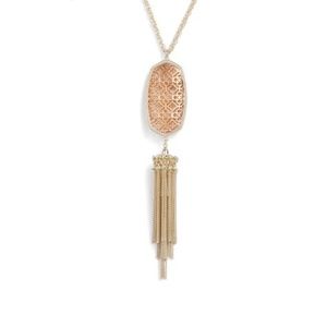 Kendra Scott Rayne Gold Long Pendant Necklace